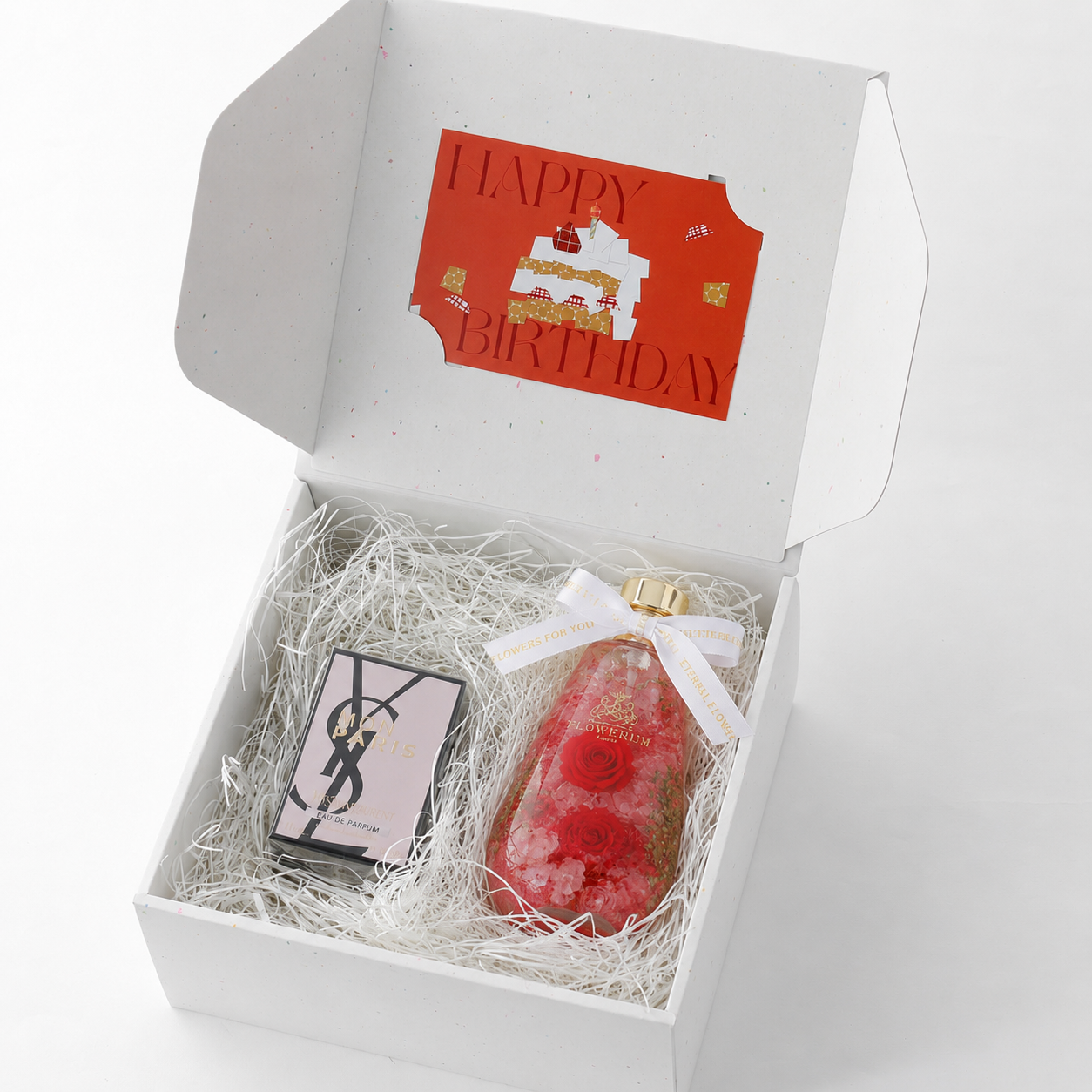 【BOX付き】YSLモンパリ＆枯れないお花のアニバーサーリーローズ