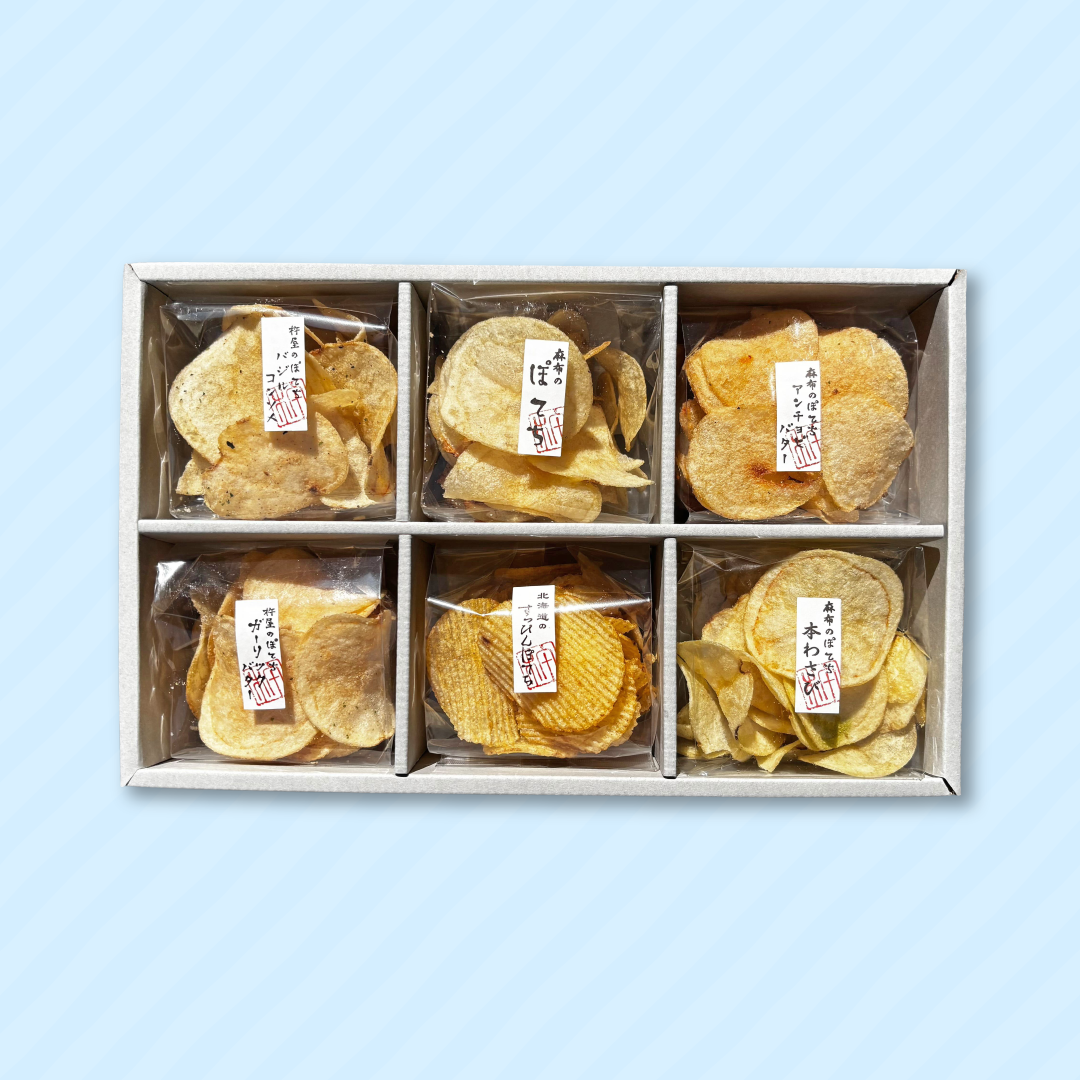 麻布のぽてち6袋ギフト シールのみ