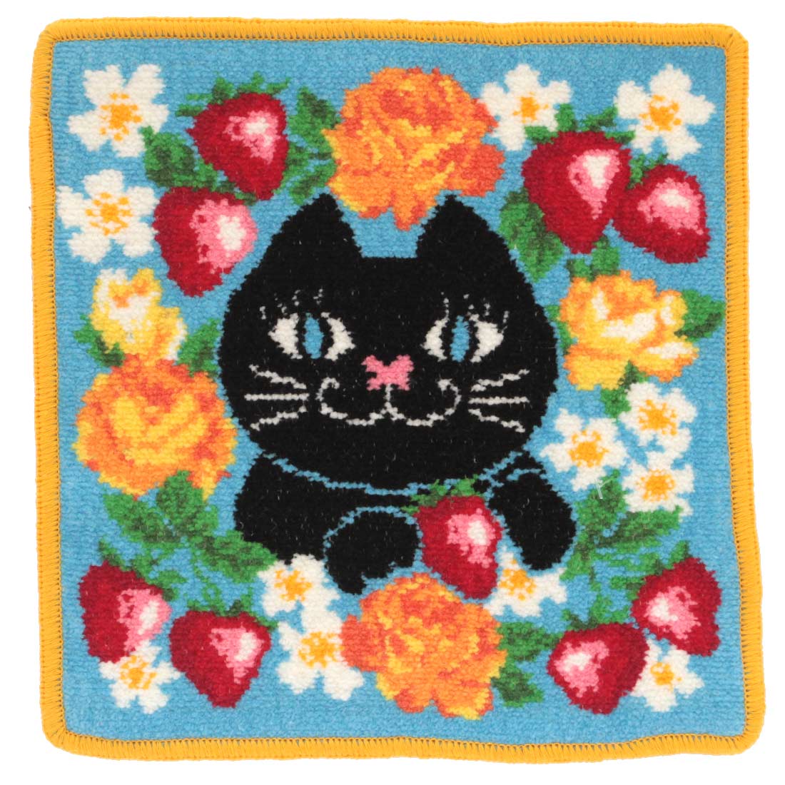 シェニール織タオルハンカチ ネコ | ANNA SUI（アナスイ） TANP