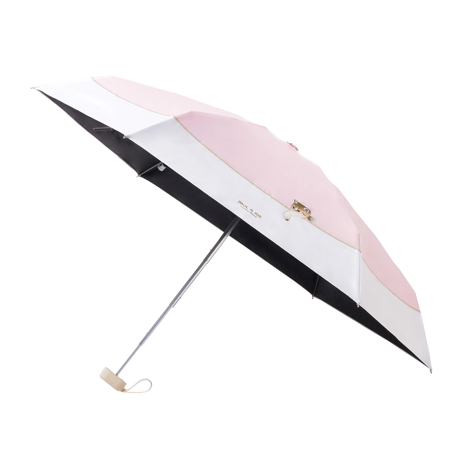 一級遮光/晴雨兼用 5段式ミニ折りたたみ傘