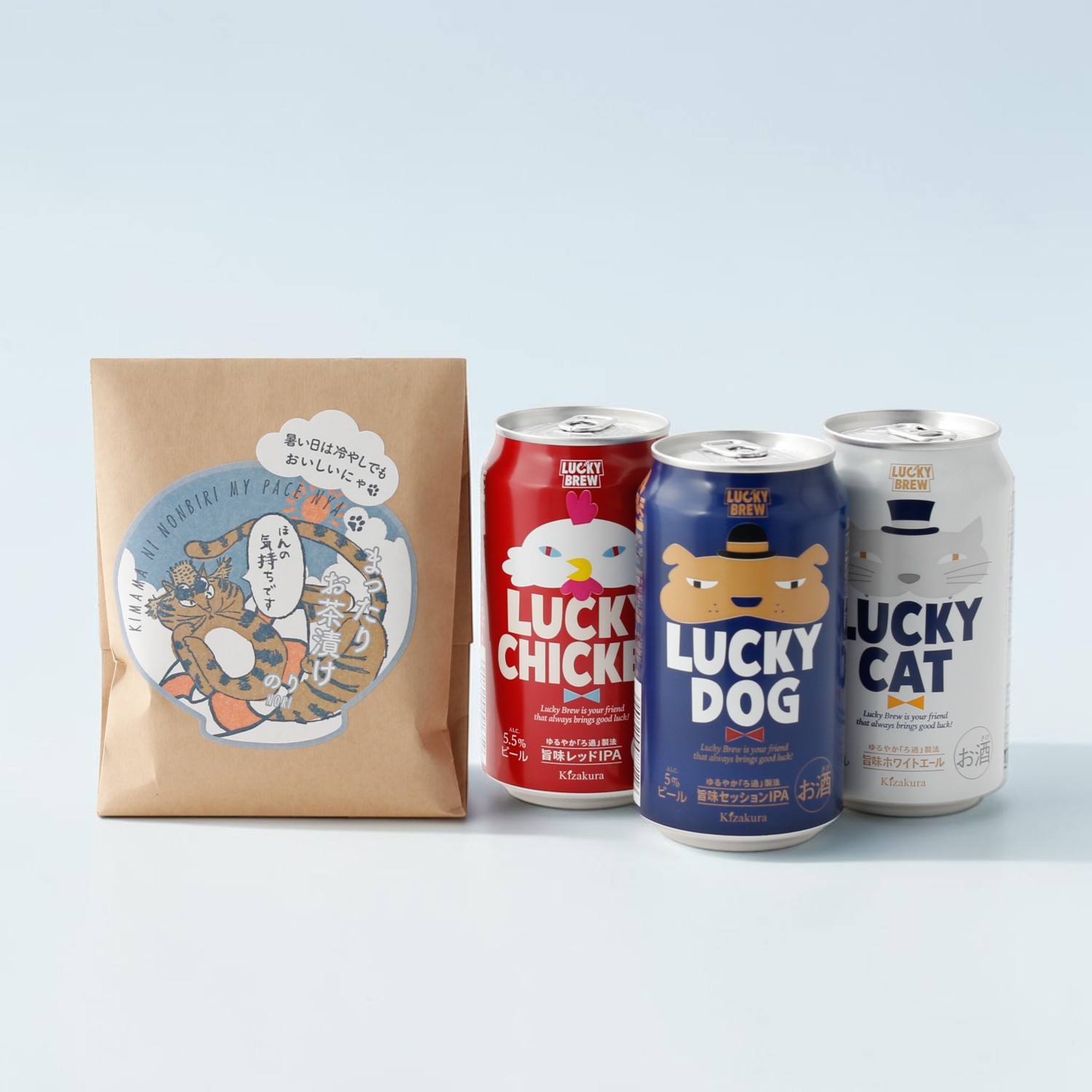 黄桜LUCKYビールと夏のまったり茶漬けセット