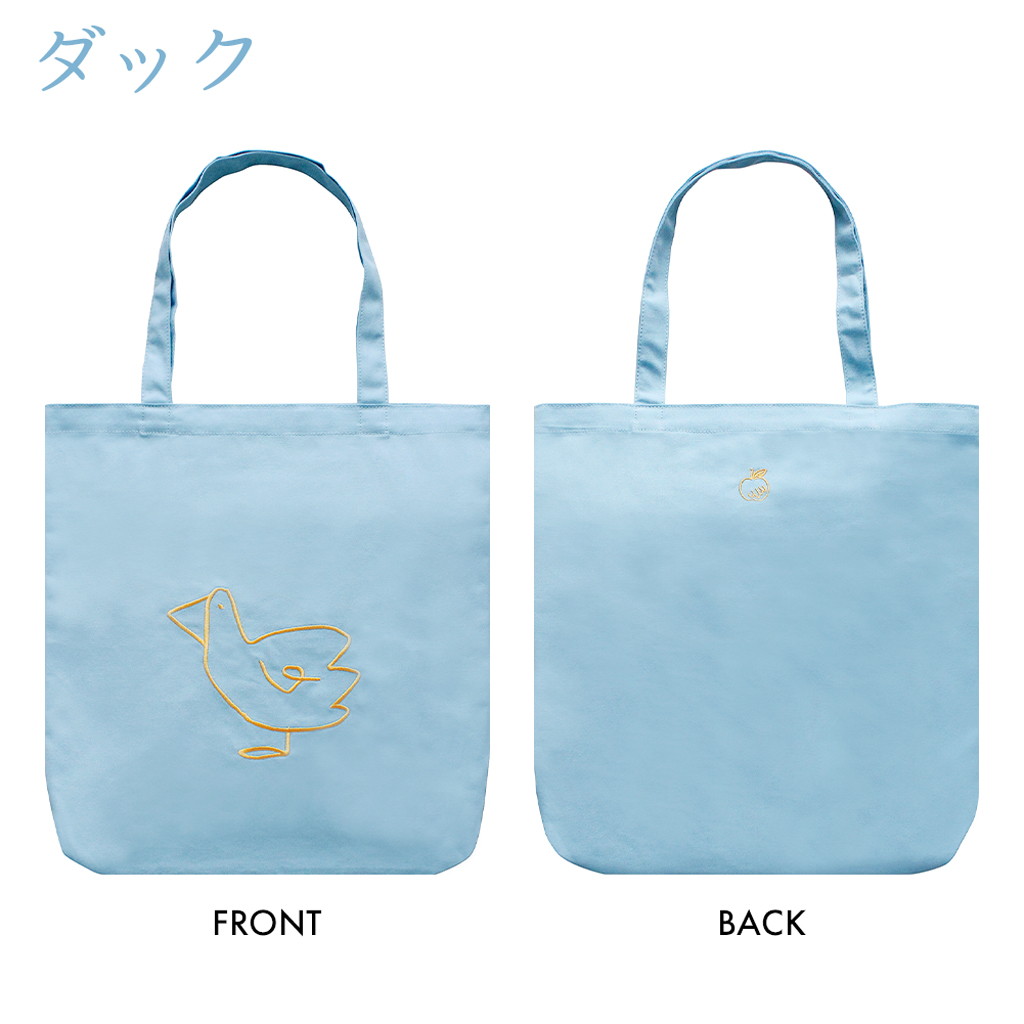 刺繍キャンバストートバッグ（美術作品・アニマルモチーフ）