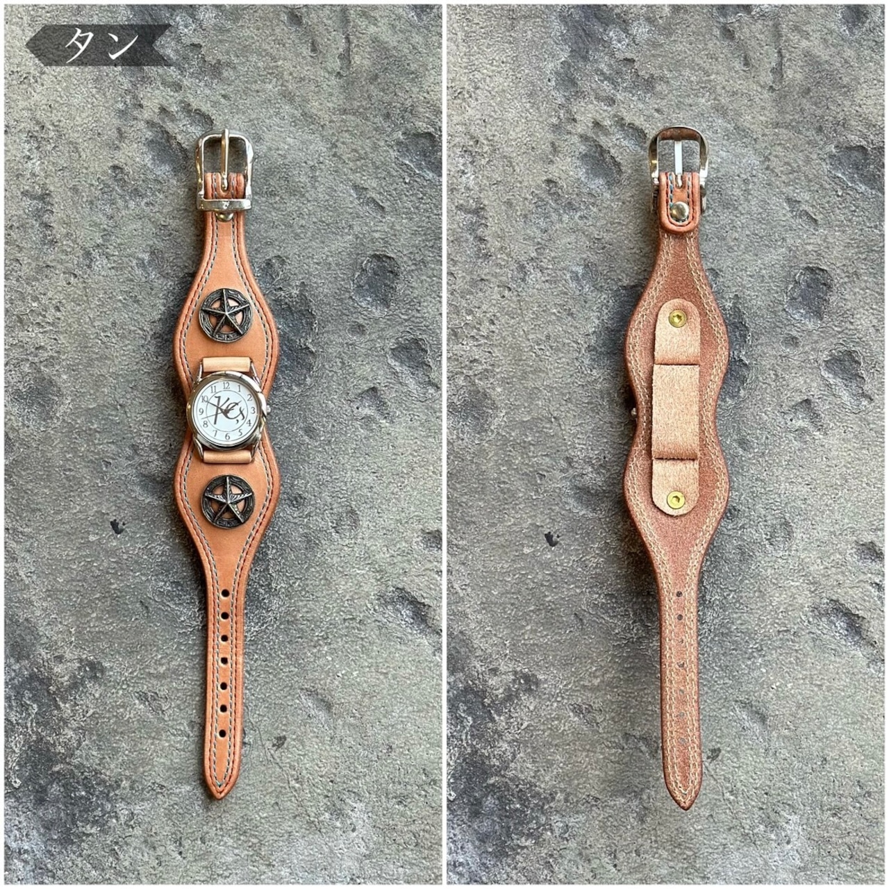 ウォッチブレス　エスパニョーラ　ダブルステッチ