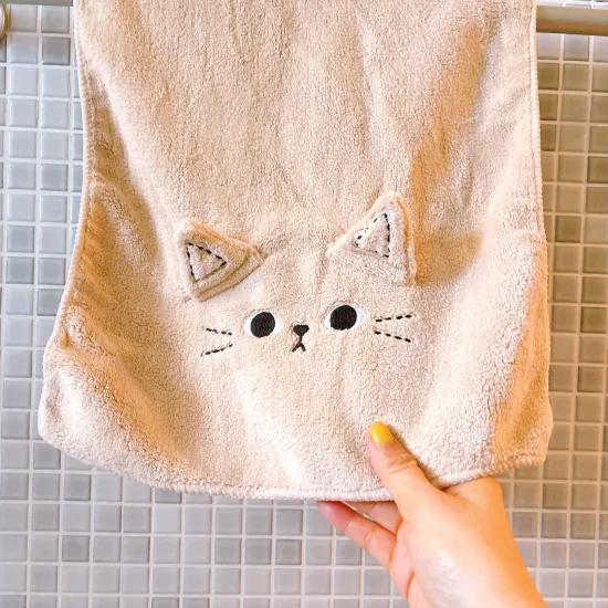 CAT QUICK DRY FACE TOWEL
