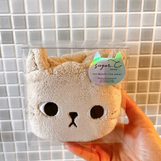 CAT QUICK DRY FACE TOWEL