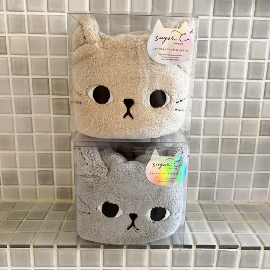 CAT QUICK DRY FACE TOWEL