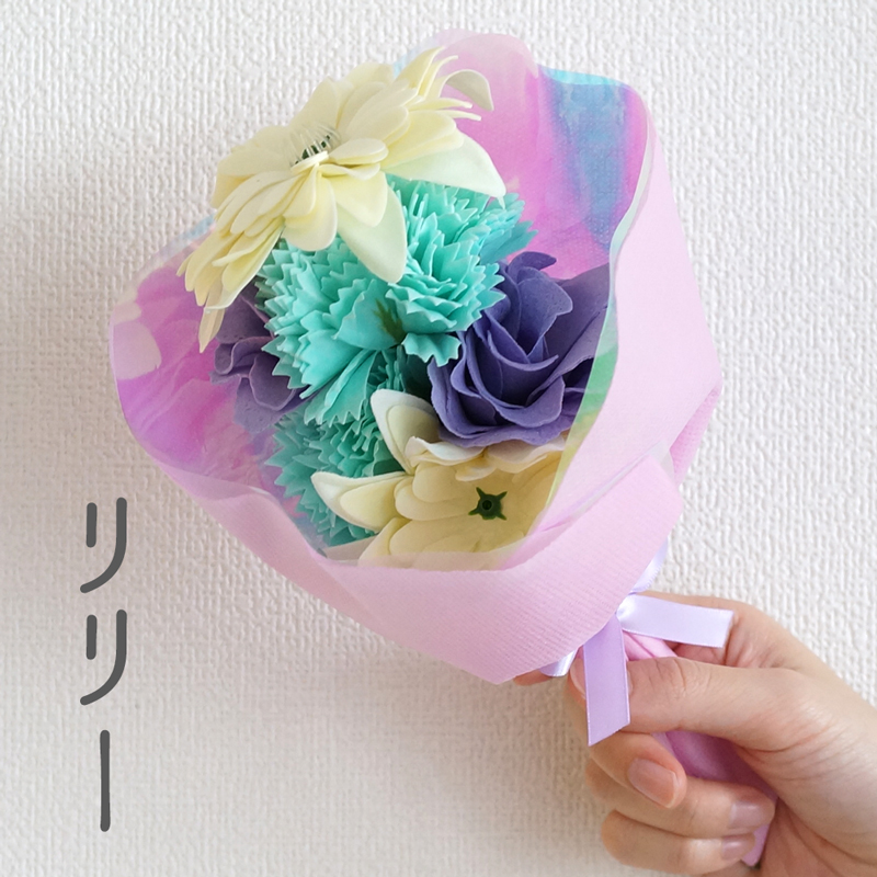 【 ギフトボックス入り 】お花のブーケのような入浴料 バスフラワーブーケ