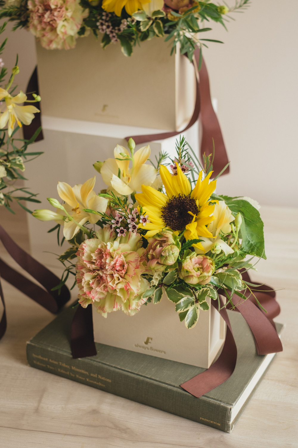 《夏季限定》Flower BAG No.1／フラワーバッグアレンジ　イエローチャージ／生花