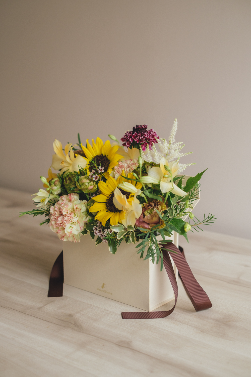 《夏季限定》Flower BAG No.1／フラワーバッグアレンジ　イエローチャージ／生花