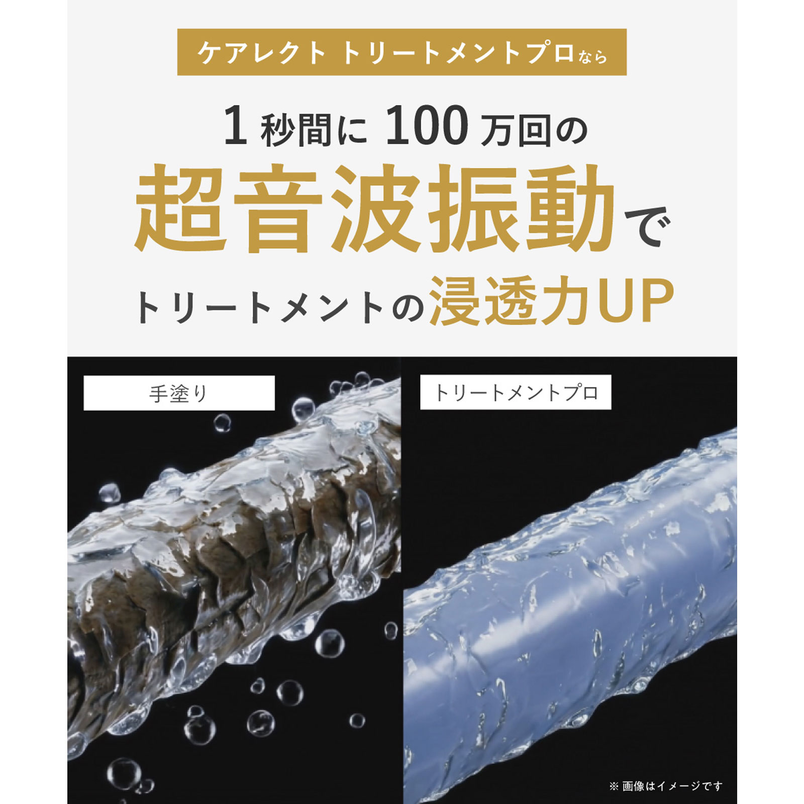 carelect トリートメントプロ《超音波振動×LED×トリートメント振動》