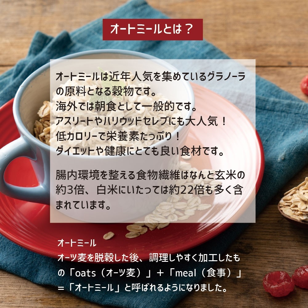 米粉とオートミールのクッキー　100g