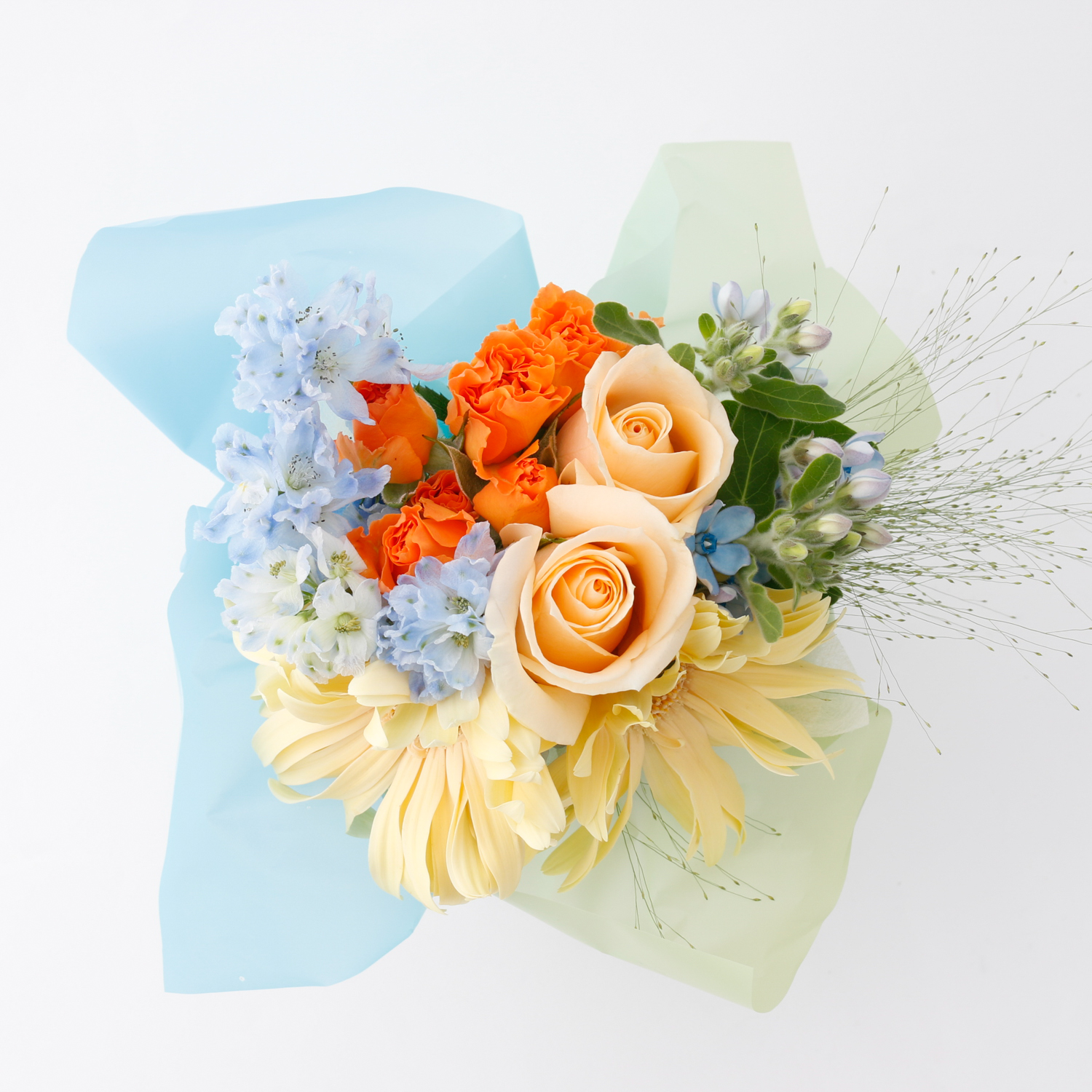 心と身体を癒すバスボムと生花アレンジブーケセット（※今だけレビューでさらに＋150pt）