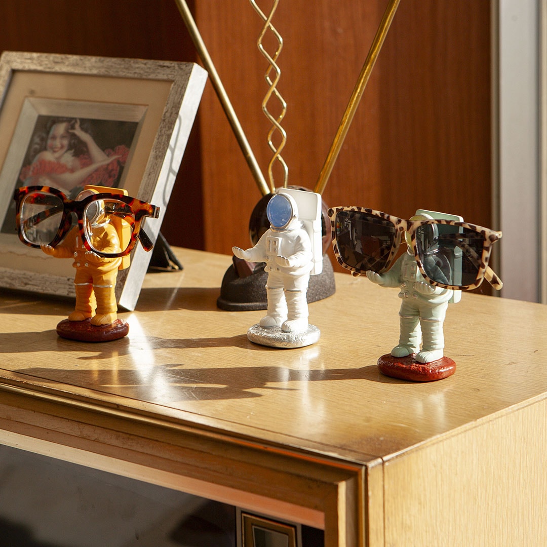 ASTRONAUT GLASSES HOLDER　WHITE