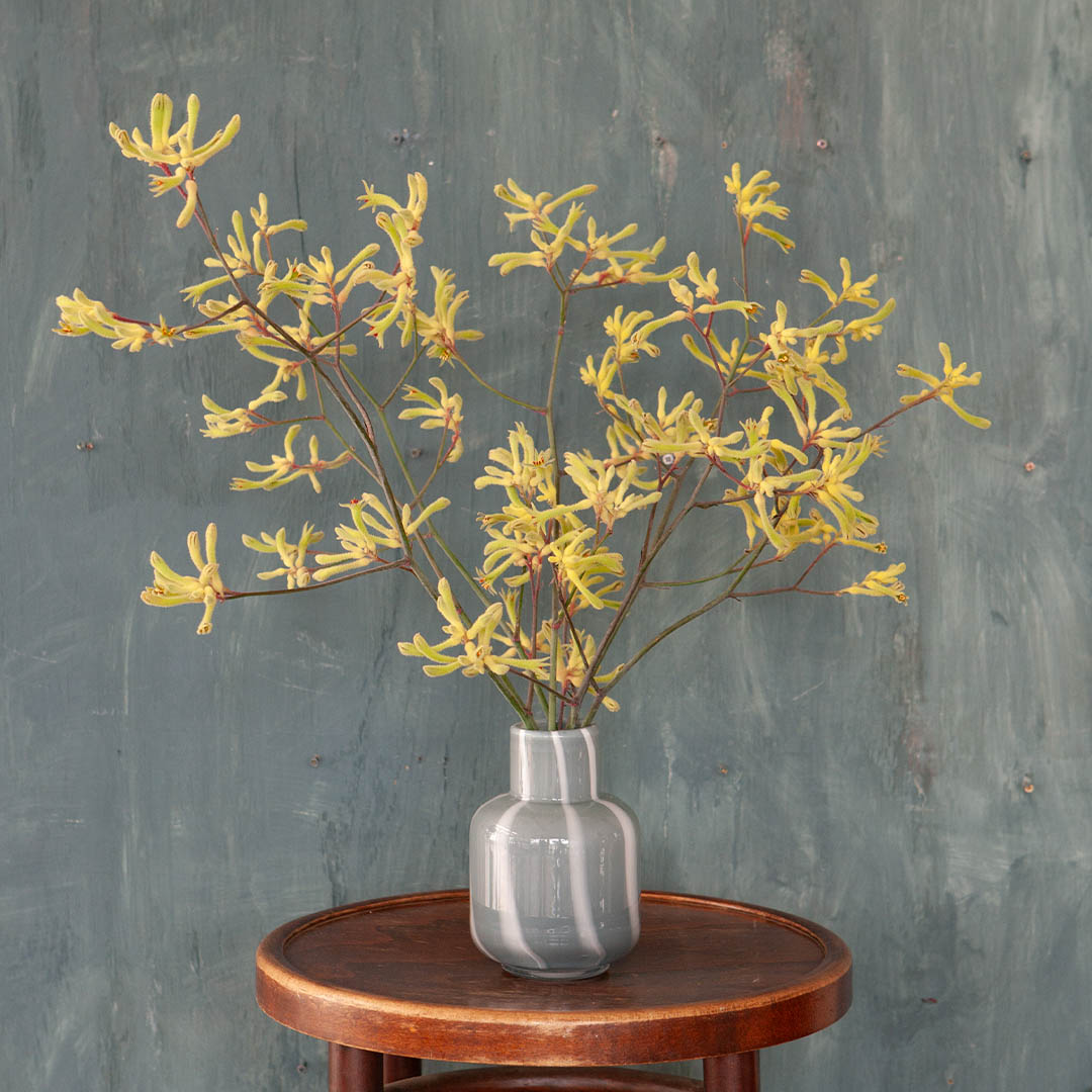 LINEA VASE　GRAY BLUE