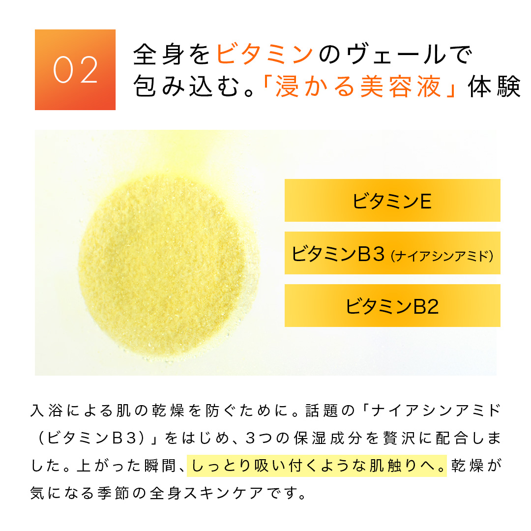 薬用重炭酸ビタミン入浴剤　10錠