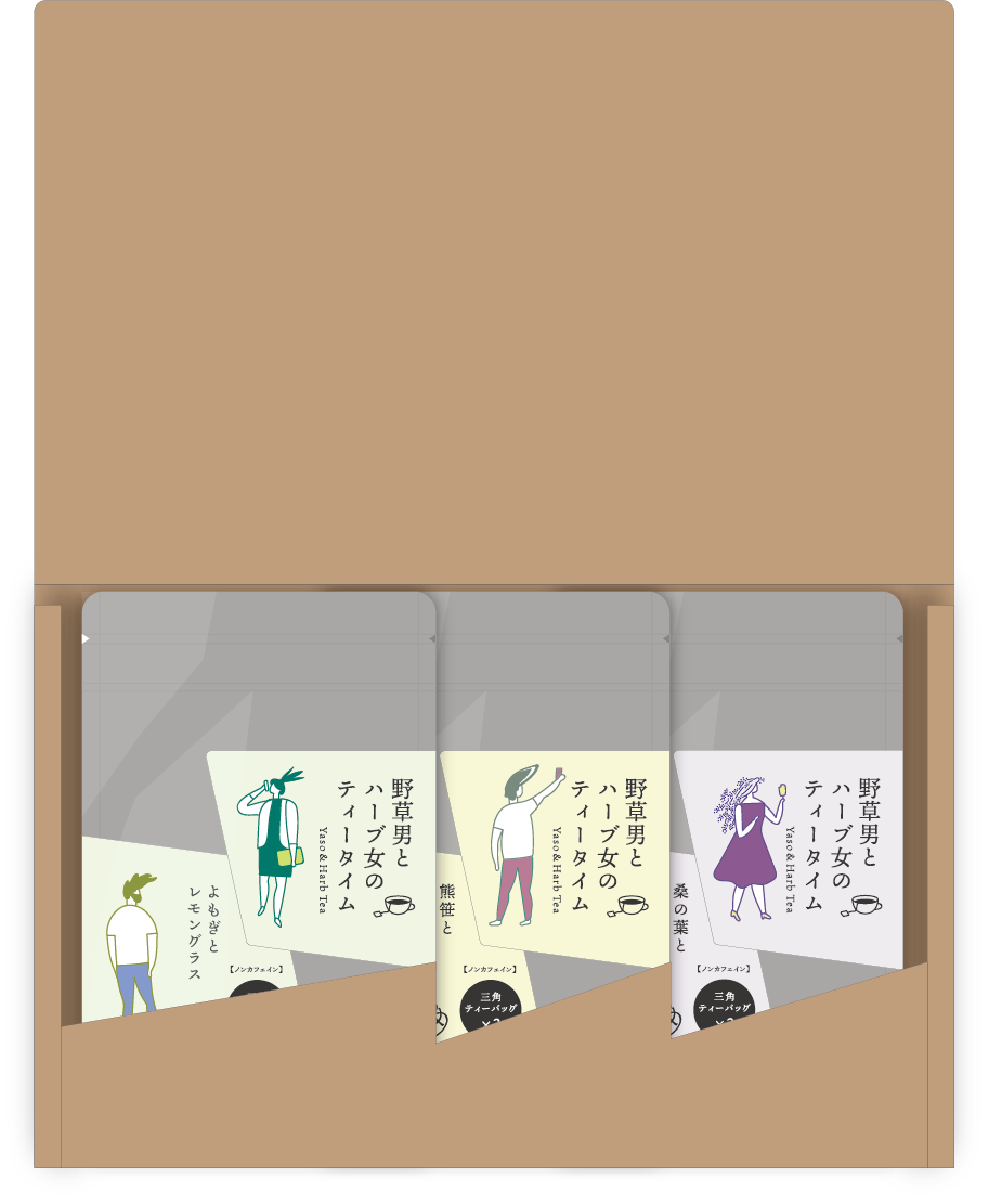 野草男とハーブ女のティータイム