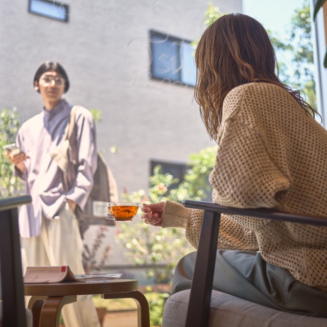野草男とハーブ女のティータイム