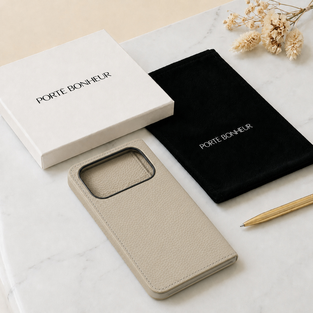 Diary Case 本革手帳型iPhoneケース＜専用箱付き＞