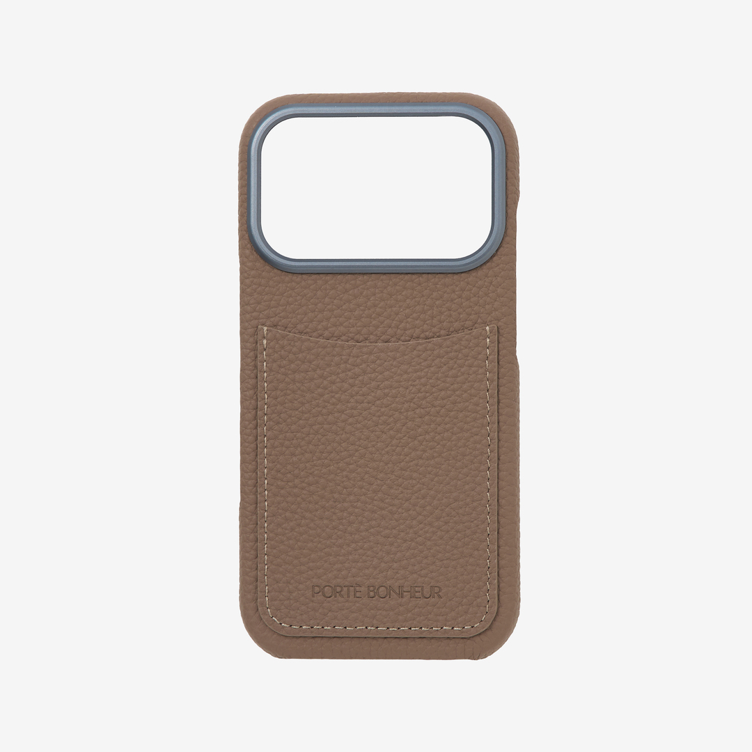 Back Cover Card Case カード収納一体型の本革iPhoneケース＜専用箱付き＞