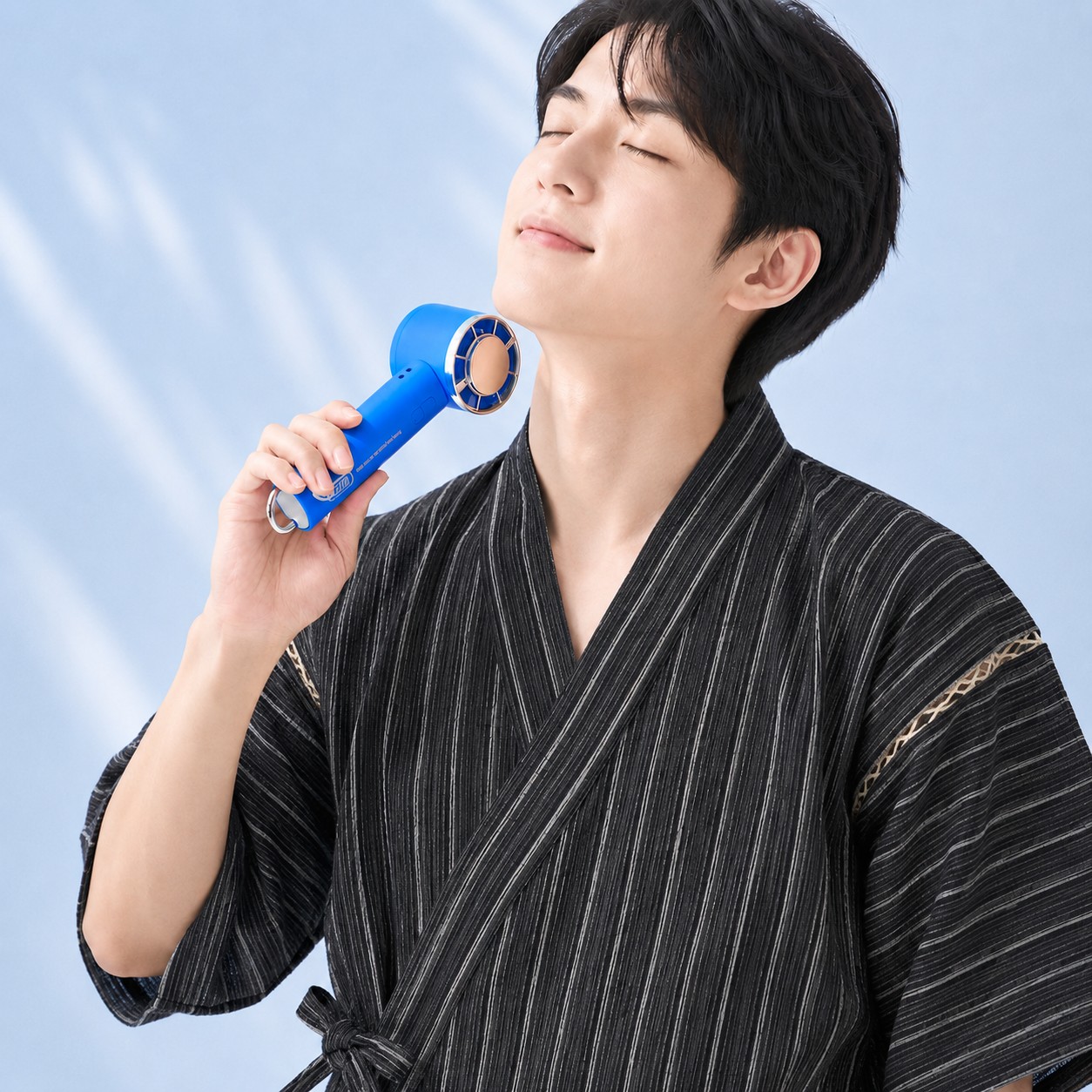 甚平とハンディファンの夏祭り熱中症対策セット