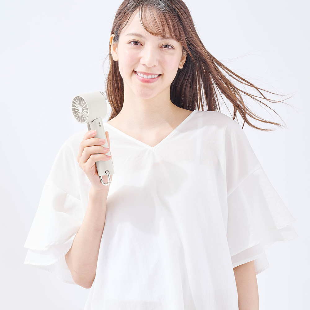 甚平とハンディファンの夏祭り熱中症対策セット