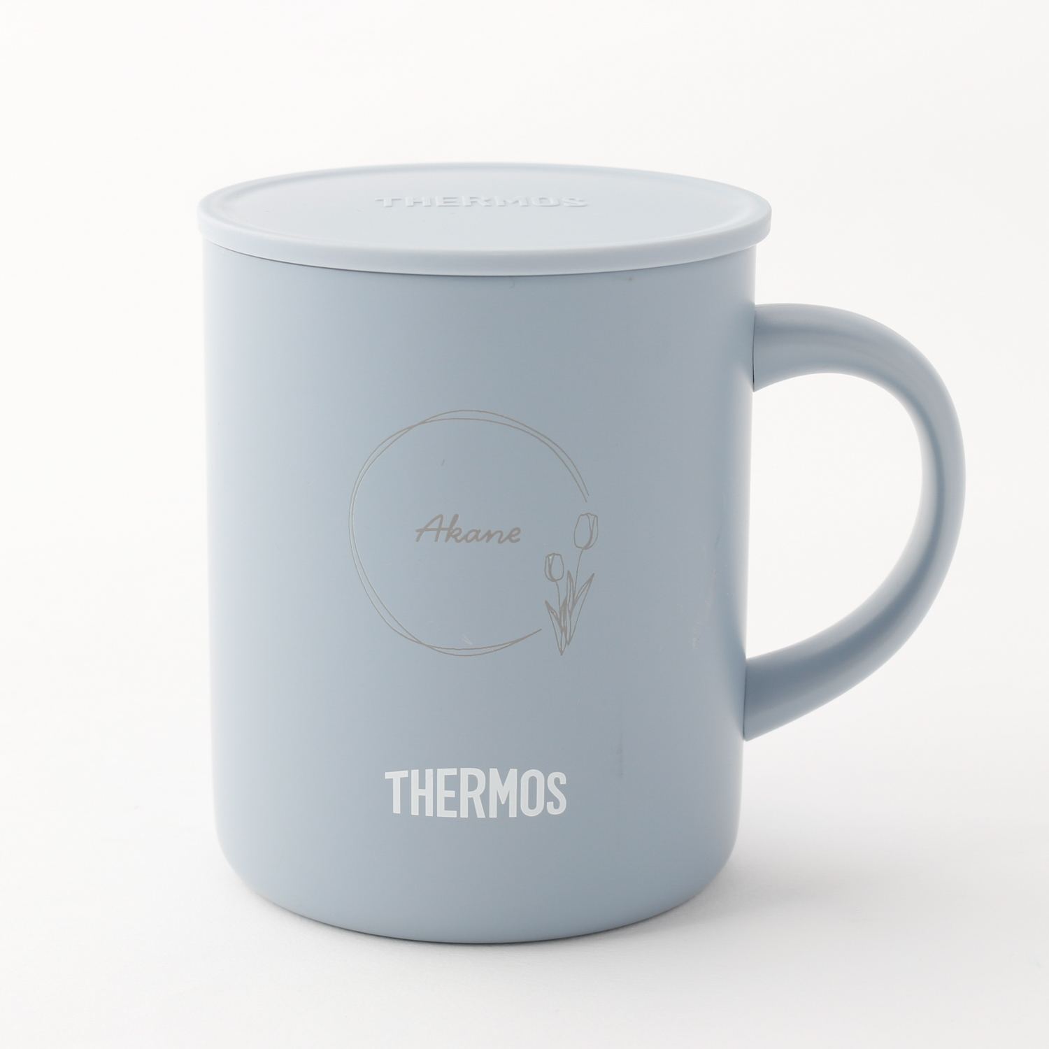 【イラスト&名入れ刻印】THERMOS 真空断熱マグカップ