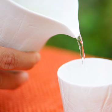 片口&グラス セット