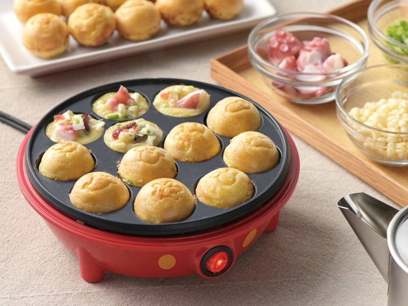 「ミッキーマウス」電気たこ焼き器