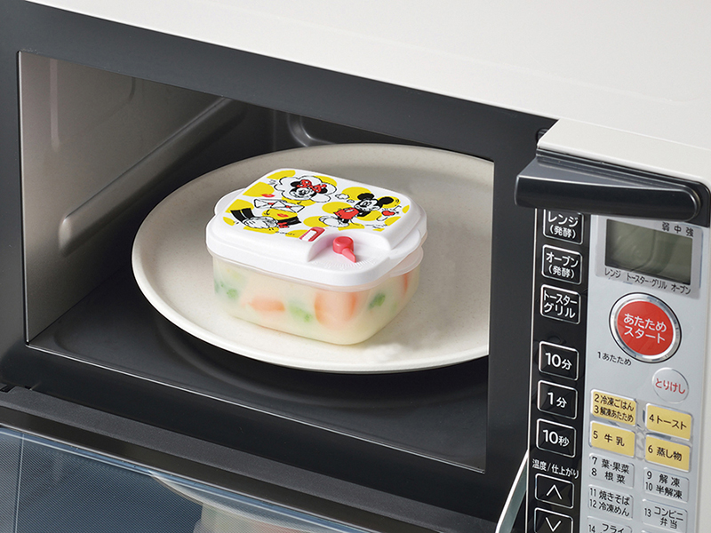 「ミッキー＆ミニー」PT電子レンジ容器5PC