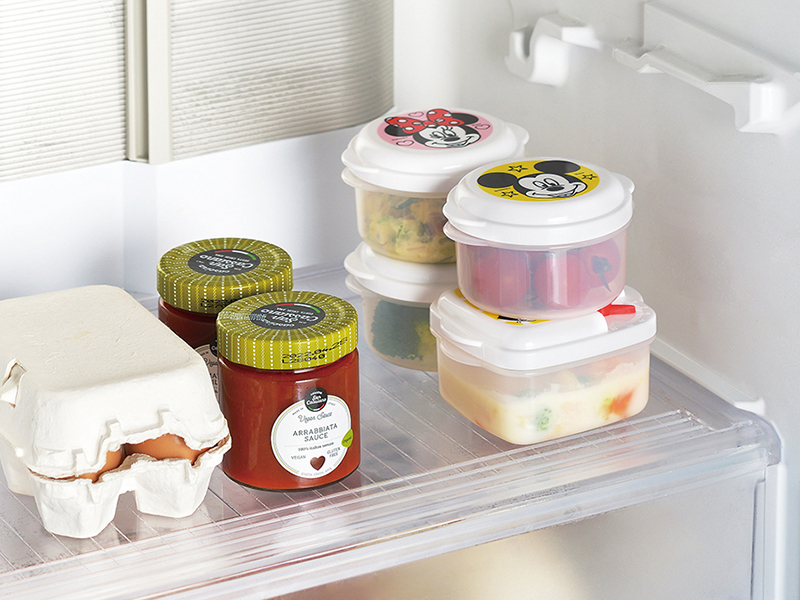 「ミッキー＆ミニー」PT電子レンジ容器5PC