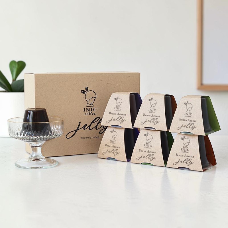 INIC Beans Aroma コーヒーゼリーギフトセット（キリマンジャロ・コロンビア・ブラジル）