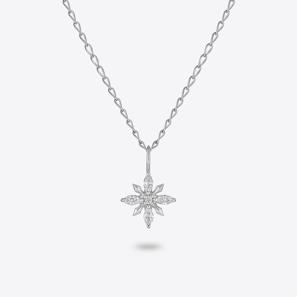 【AUTUMN LIMITED】シルバー コンパス ネックレス