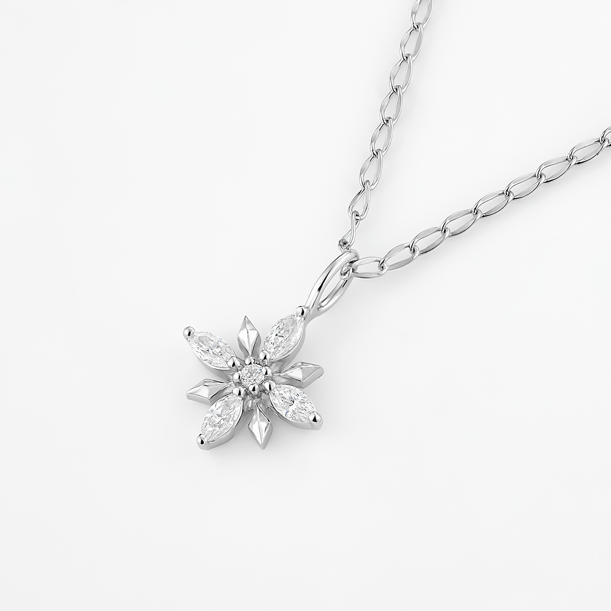 【AUTUMN LIMITED】シルバー コンパス ネックレス