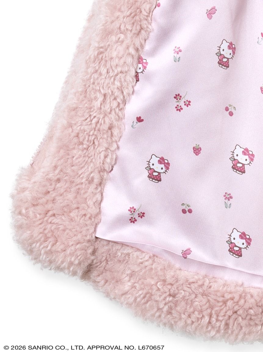 【HELLO KITTY】キティ耳付きボアブルゾン