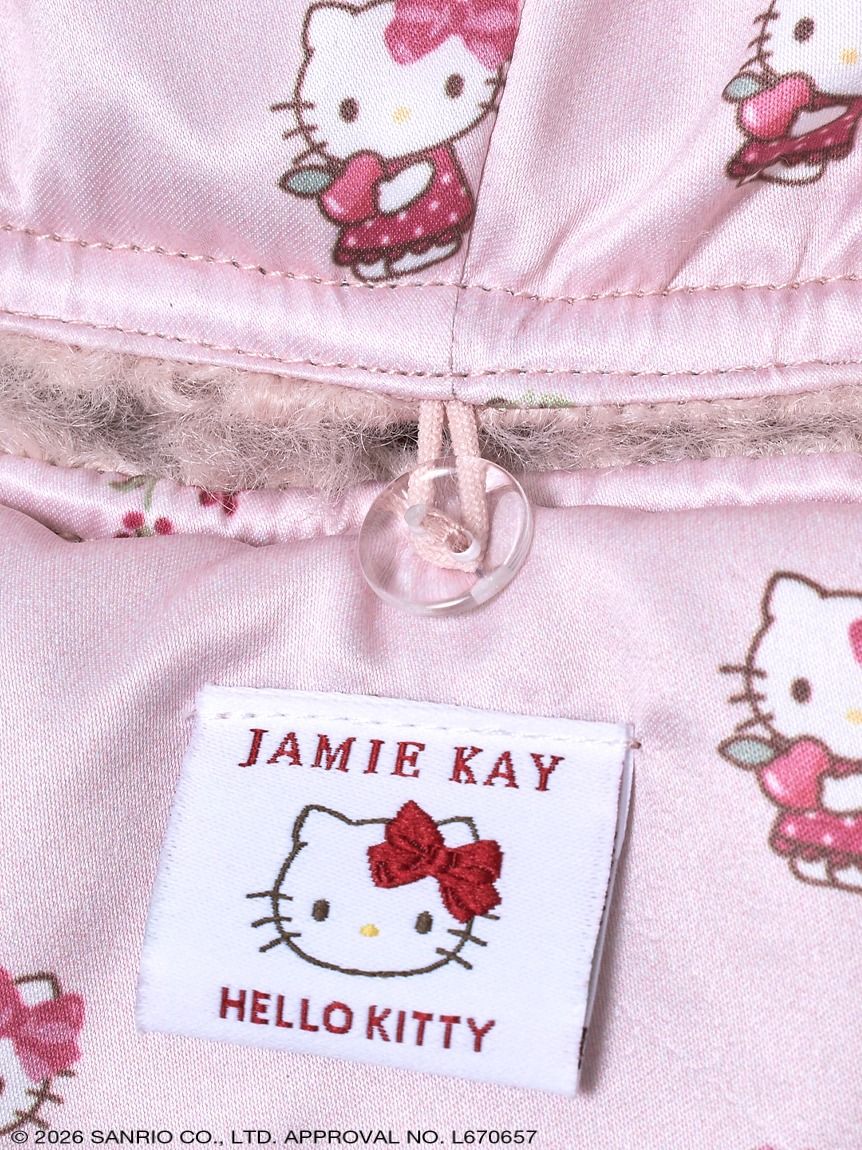 【HELLO KITTY】キティ耳付きボアブルゾン