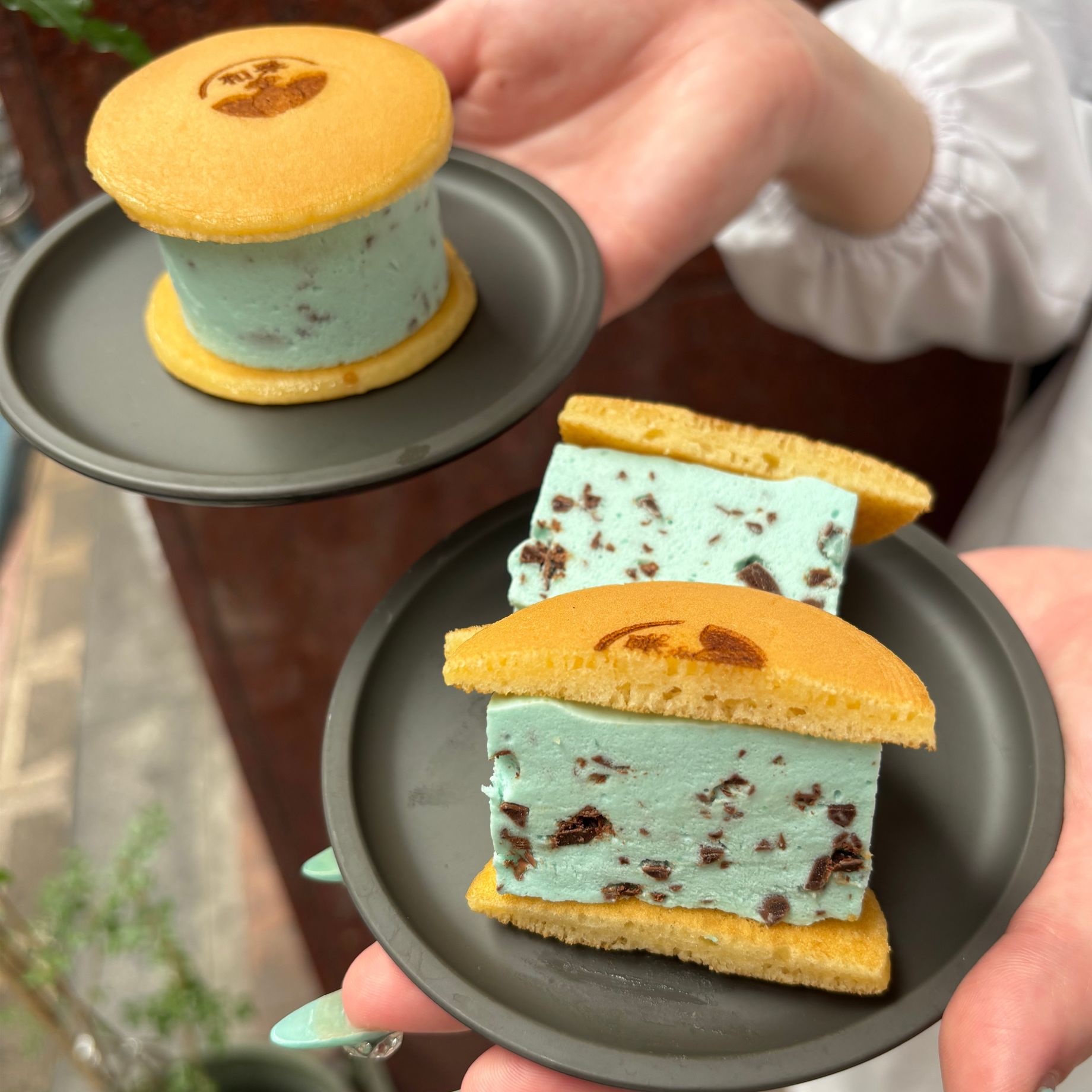 チョコミント入りあいす和かろん。8個セット