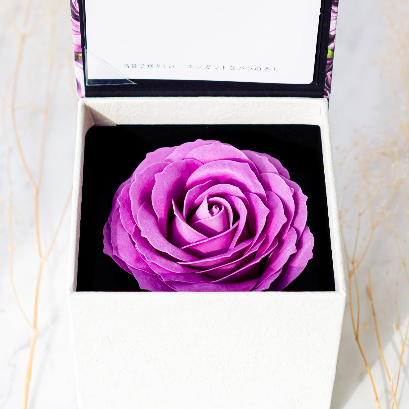 【タンプ限定/名入れ】ギフトセットヘアオイル&バラの形の入浴剤