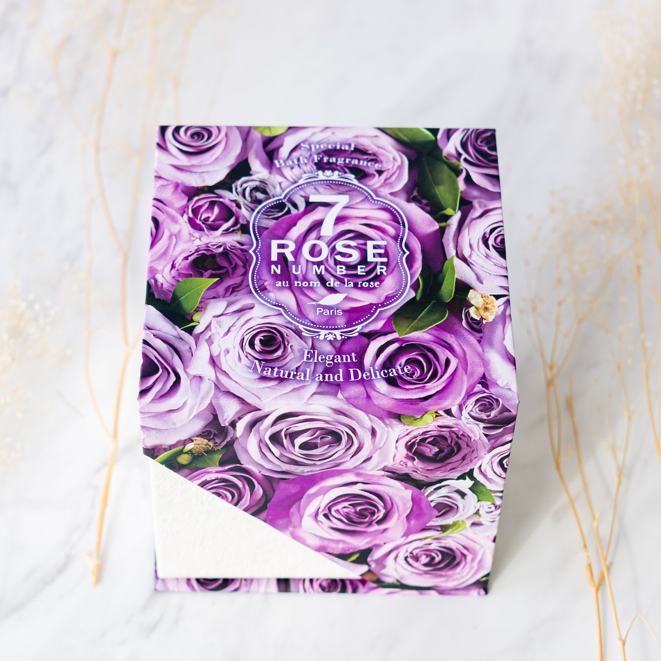 【タンプ限定/名入れ】ギフトセットヘアオイル&バラの形の入浴剤