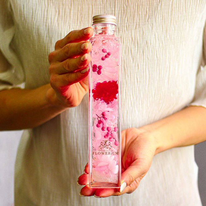 【名入れ】ギフトセットフラワリウム&入浴剤