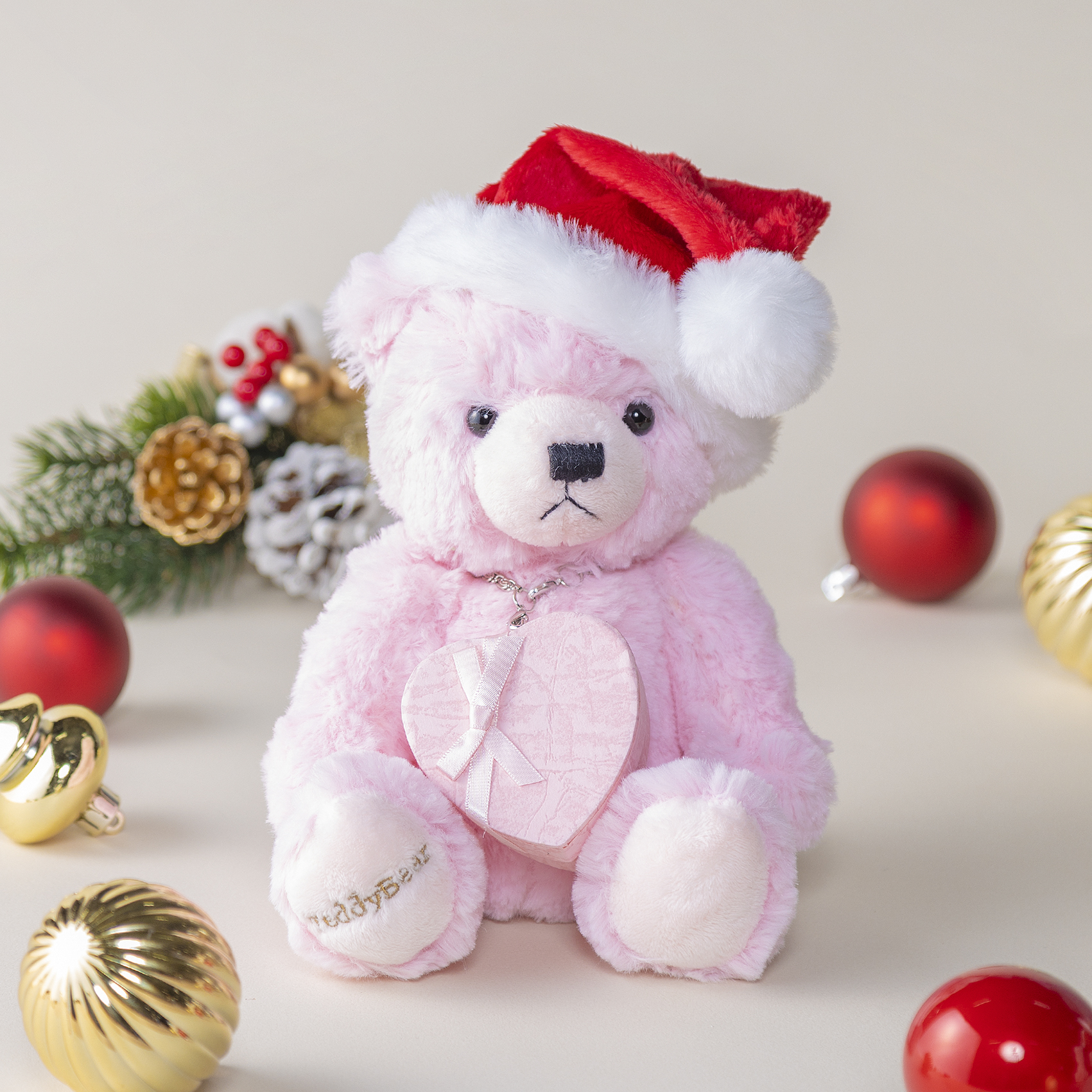 タンプ限定】ギフトセット〝ヘアブラシ＆誕生石ネックレス＆テディベア