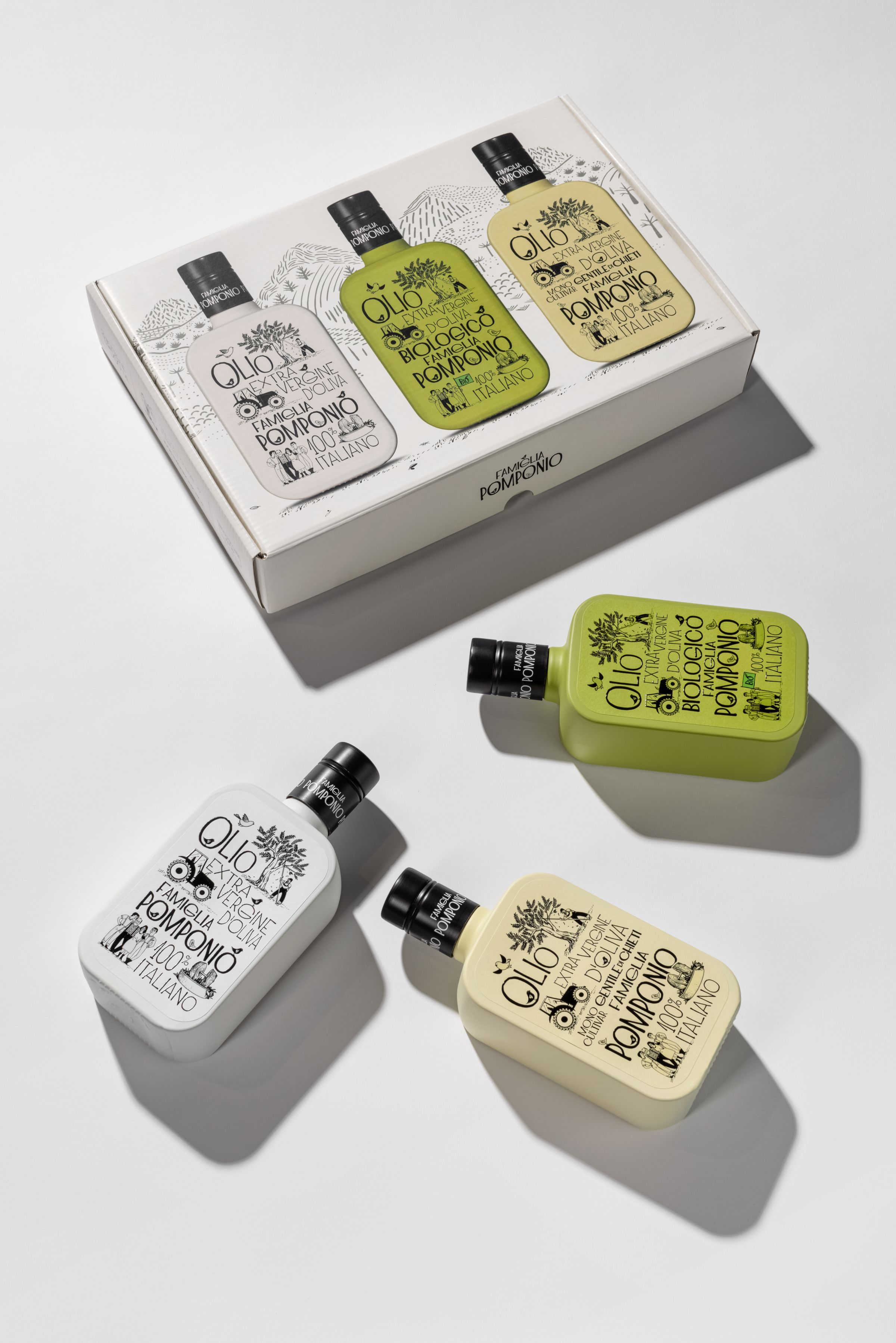 ギフトセット エクストラバージン・オリーブオイル 100％ （500ml x 3本入り）