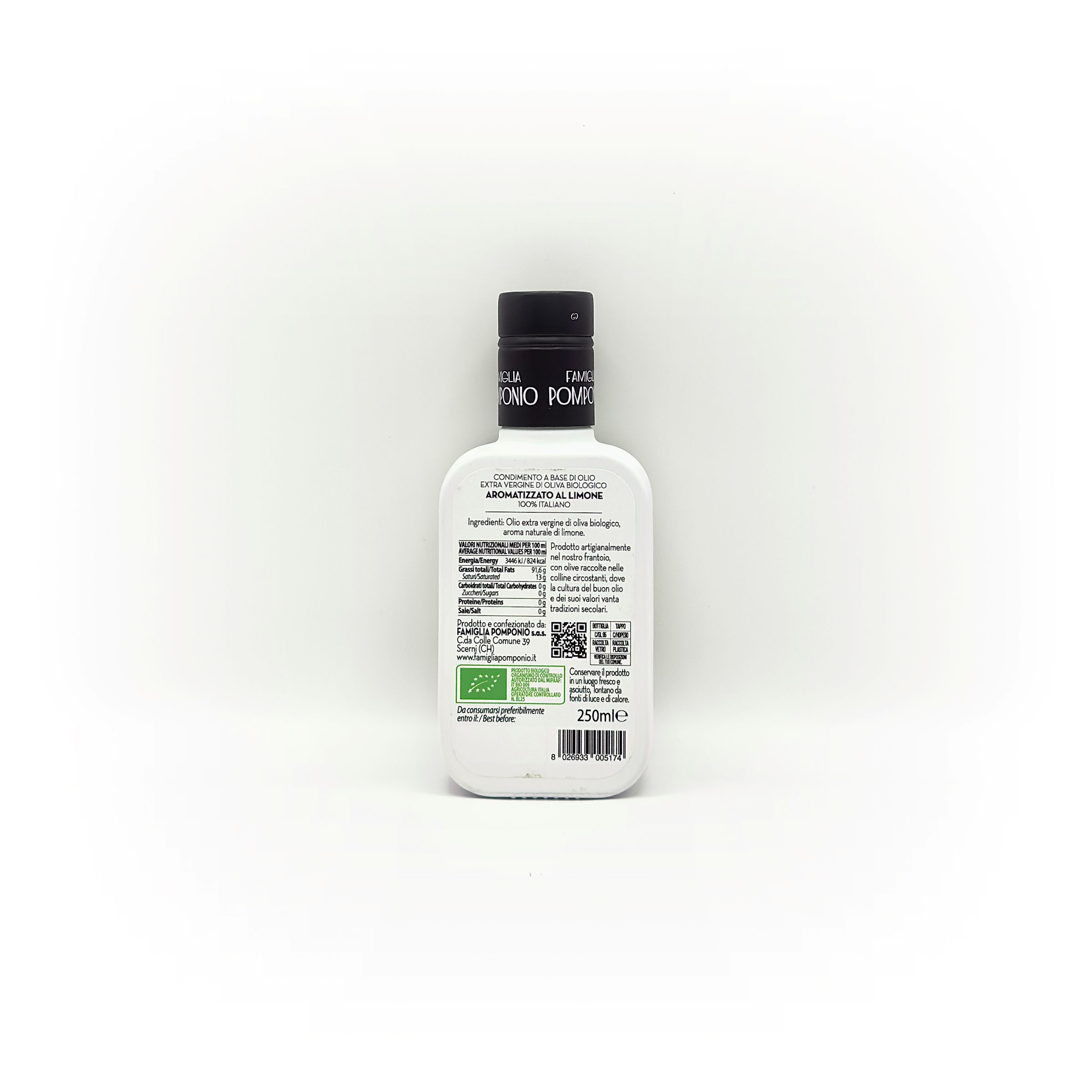 エクストラバージンオリーブオイル（レモン） 250ml