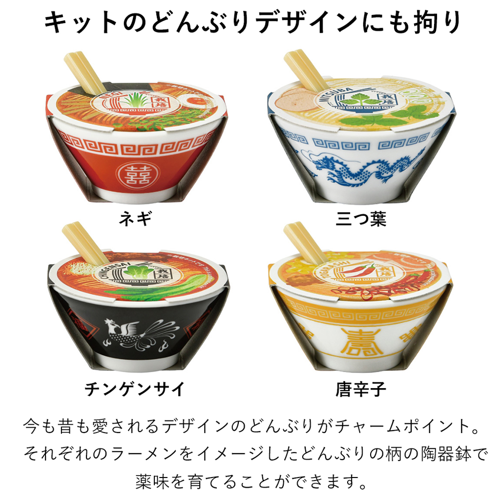 【2個セット】ラーメン薬味栽培キット