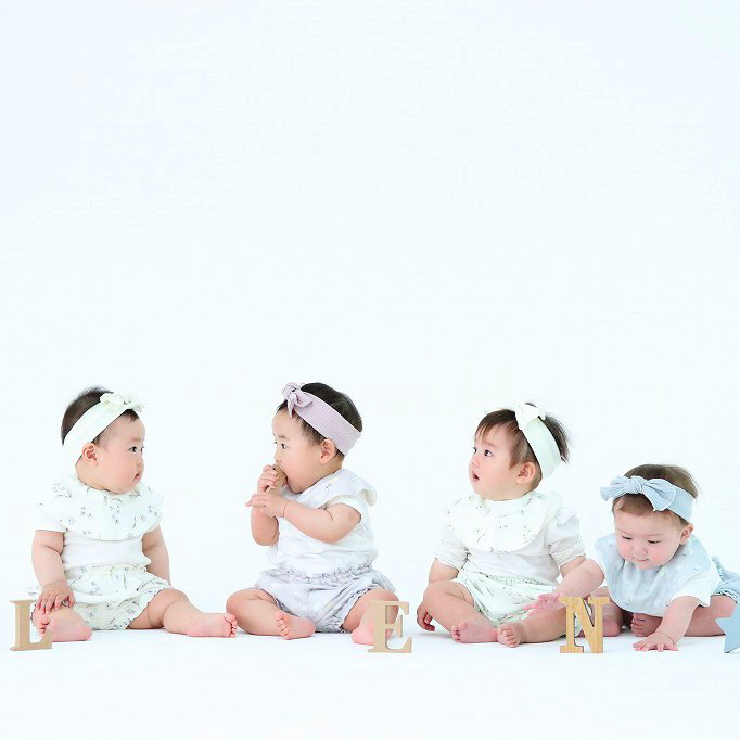 【名入れギフト】花言葉スタイ・ヘアバンド・ブルマセット