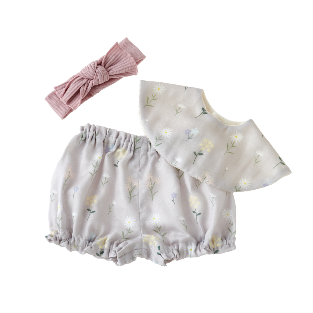 【名入れギフト】花言葉スタイ・ヘアバンド・ブルマセット