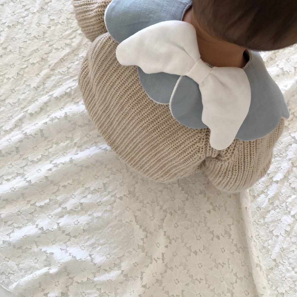 【名入れギフト】もこもこ天使スタイ