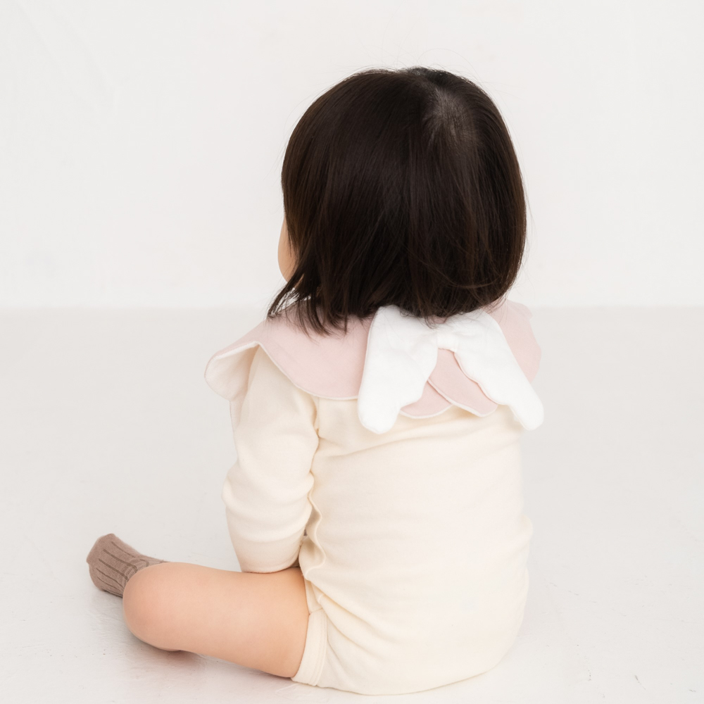 【名入れギフト】もこもこ天使スタイ