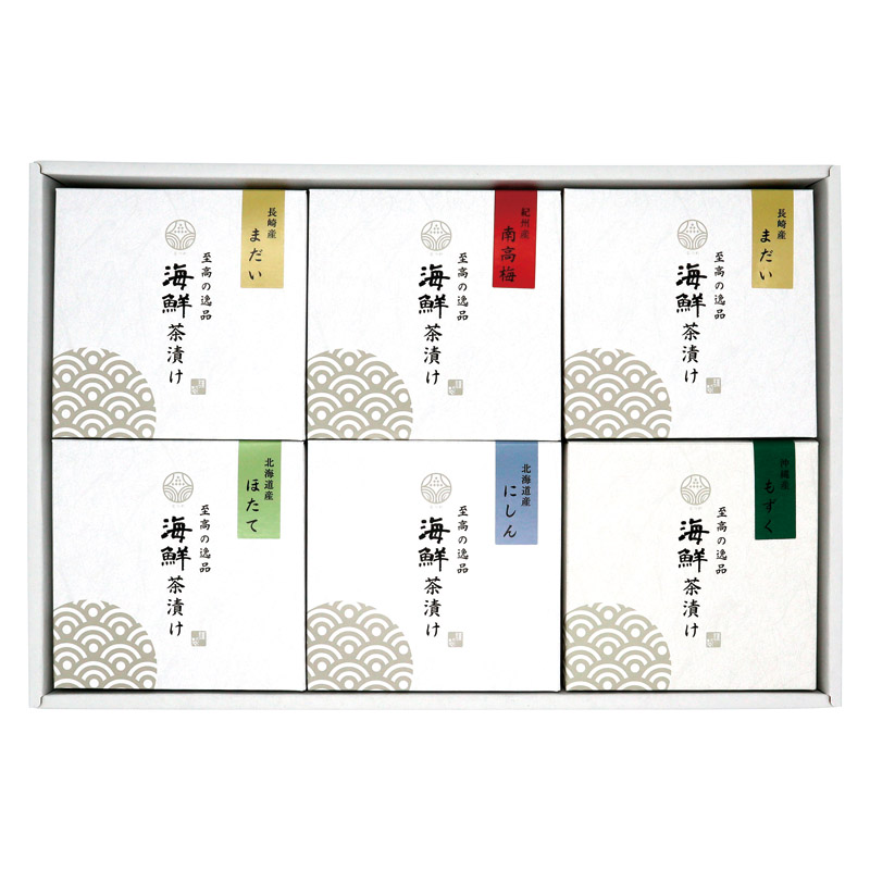 国産具材だし茶漬けセットなつれ6種セット