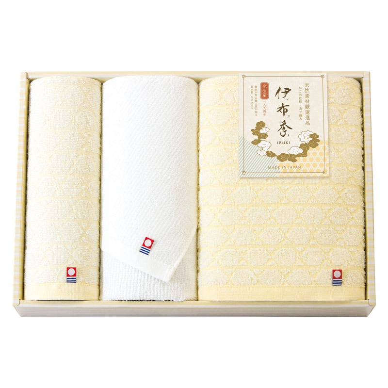 IBUKI日本製 愛媛今治 タオルセット3P