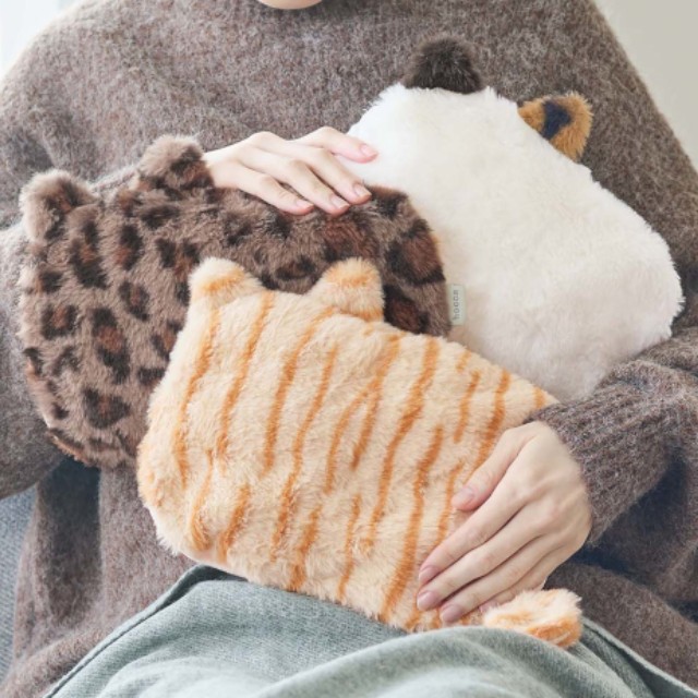 レンジですぐにホッカホカ　ジェル湯たんぽhoccaねこ